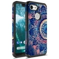 thumbnail image 1 of Google Pixel 3 XL Case, Rosebono Slim Hybrid Dual Layer Graphic Fashion Colorful Cover Armor Case for Google Pixel 3 XL (Mandala), 1 of 5