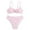 Pink, variant on Girls Swim Suit Girls Bikini Set 2 Piece Swimsuit - Beach Sports Bathing Suit Adjustable Straps Padded Kids Teen 7-12Y(Beige,10-11 Years)