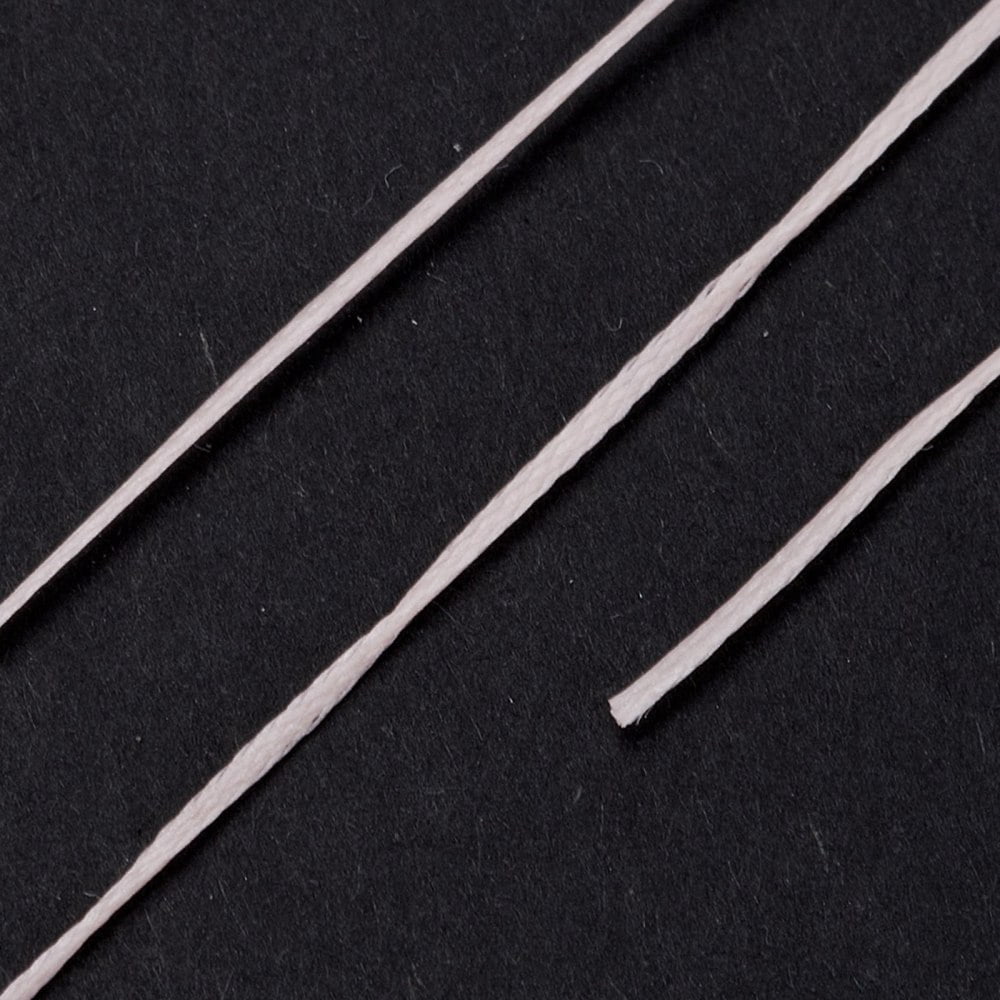 Flat Waxed Polyester Thread String Micro Macrame Cord for Leather Sewing Stitching Mixed Color 0.8~0.9x0.3mm about 109.36 Yards(100m)/Roll