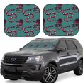 thumbnail image 1 of Vsdgher Snake And Rose Print Car Windshield Sun Shade, Reflective Sunshade Window Sunshade Sun Visor Protector Fit for Cars,Trucks,SUVs-Small, 1 of 6