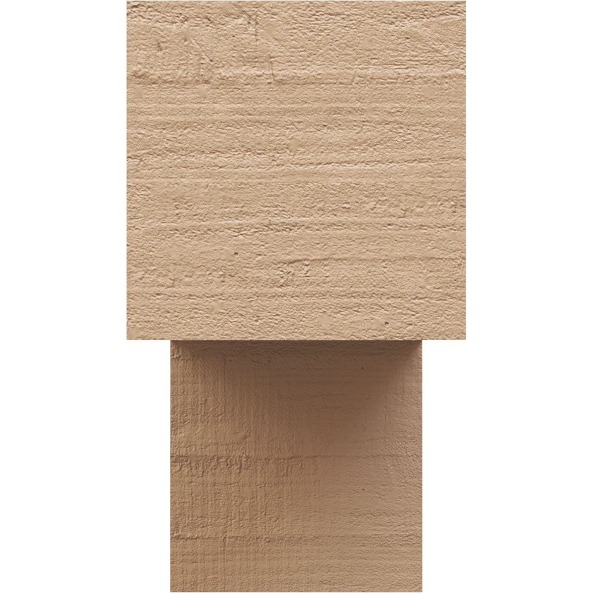 7"W x 21"D x 14"H Classic Chapel Hill Rough Cedar Woodgrain TimberThane Corbel, Primed Tan