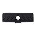 thumbnail image 2 of Wave Pattern Kitchen Sink Mat Custom Silicone Splash Guard Thickened Drying Mat for Household Use, Black, 2 of 9