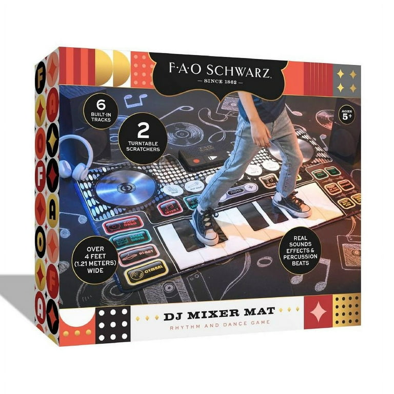 FAO Schwarz DJ Mixer Mat Rhythm and Dance Game NEW IN BOX!