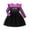 00-Purple29, variant on WOYY Girls Halloween Tutu Dress Cute Black Cat Ruffle Long Sleeve Dress, Purple, Sizes 3-7