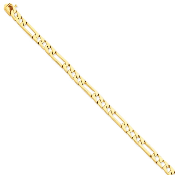 Beautiful 14K 6mm Hand-Polished Fancy Link Chain