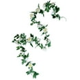 thumbnail image 5 of LOLIPPYY 2.2m Artificial Flower Garland String with 16 Rose Vines Rattan for Wedding, Valentine's Day, Home, Party, Balcony, Table Decor (Ivory), 5 of 7