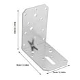 thumbnail image 2 of DINHEAROM Angle Bracket With Magnets 3Pcs Galvanized For Furniture Building Facades, 2 of 7