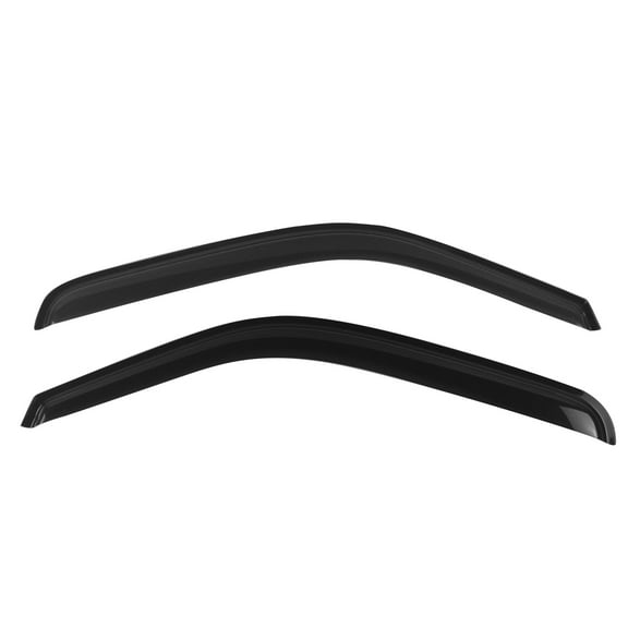 Ikon Motorsports Compatible with 99-07 GMC Sierra Standard Cab Acrylic Window Visors Vent Deflector Rain Guard 2Pc Set Outside Mount 1999 2000 2001 2002 2003 2004 2005 2006 2007