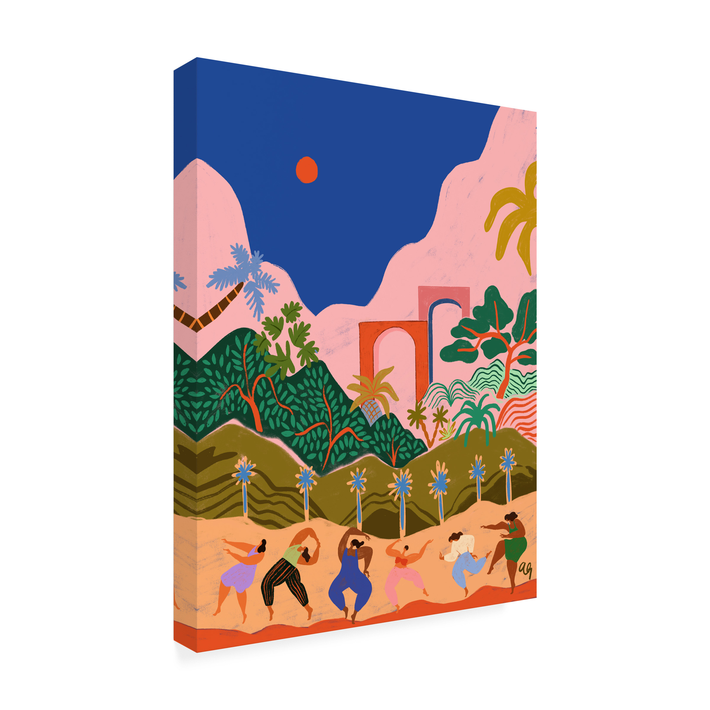 Arty Guava 'Dancing In Paradise' Canvas Art