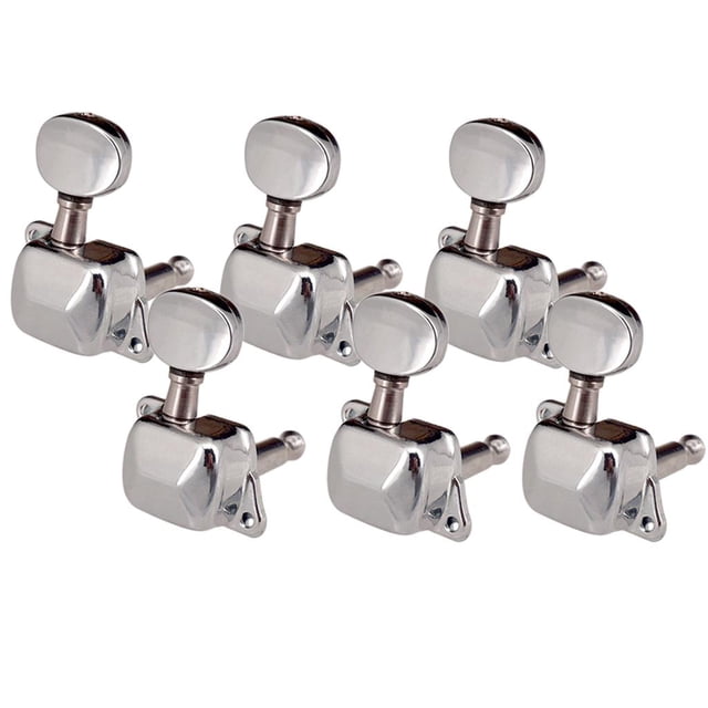 Esquirla 6 Pcs 6R Têtes de Machine Semi-Fermées pour Pièces Accessoires de Guitare