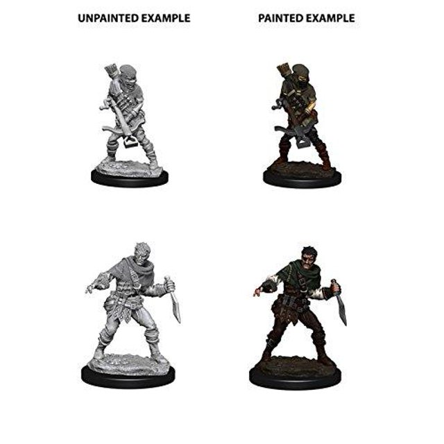 Roleplaying Game Unpainted Miniatures: Bandits
