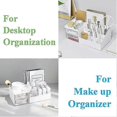 thumbnail image 4 of Pen Holder for Desk Cute - Pencil Holder with 2 Drawer - Kawaii Desk, 4 of 5