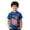 #01-Blue, variant on YAYUBA Boys Hawaiian Shirt Tropical Short Sleeve Button Down Shirt Summer Floral Beach Shirts with Pocket Size 12-13Years, White