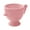 Pink, variant on Homelife Egg Cup Heightened Base Solid Color Non-Slip Handle Good Grip Easy to Clean Makeup Sponge Holder Mini Breakfast Ceramic Egg Holder Dining Room Use