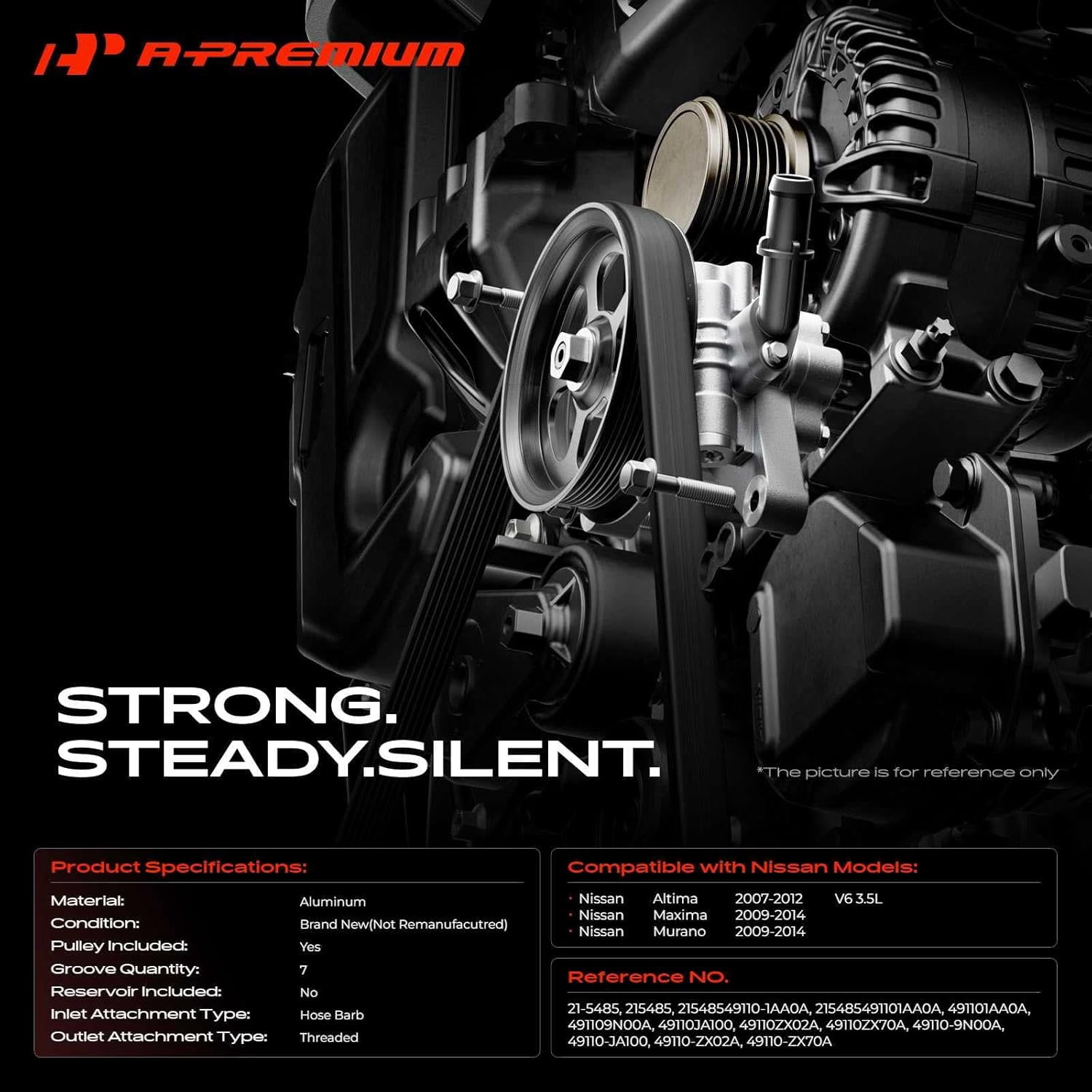 A-Premium Power Steering Pump Automotive Specialty Parts
