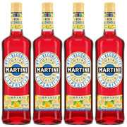 Martini & Rossi Vibrante Non-Alcoholic Aperitivo Alcohol Free Drink Orange Aperitif Made in Italy | 4 PACK