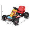 thumbnail image 2 of Costway Electric Powered Go Kart Kids Ride On Car 4 Wheel Racer Buggy Toy Outdoor Red, 2 of 8