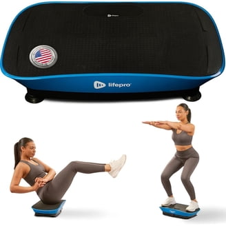 Lifepro Waver Vibration Plate Exercise Machine  Full Body Vibrating Plate  for Lymphatic Drainage, Muscle Toning & Fat Loss  Includes Loop Bands,  Remote & 99 Speed Settings - Brown - Walmart.com