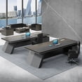 thumbnail image 4 of Modern Executive Office Desks Console Shelf Meeting Corner Conference Study Organizer Drawers Escritorios De Oficina Furniture My Lux Decor Round, 4 of 20