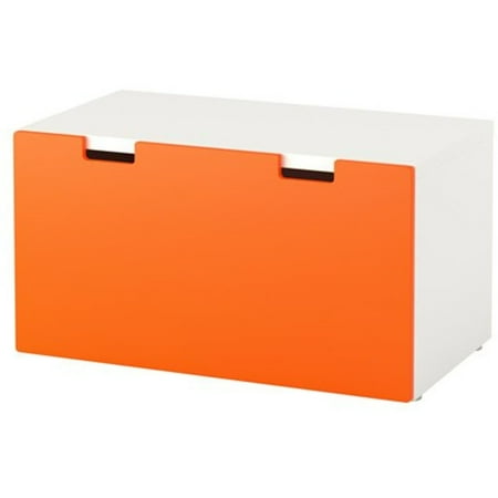 Ikea Storage Bench White Orange 16204 20235 2214 Walmart Com