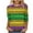 M7-Green Tops, variant on Mardi Gras Outfit for Women Plus Size New Orleans Party Shirt Casual Crewneck Tshirts 3/4 Length Sleeve Tops White Tops,Size S-3XL