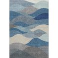 thumbnail image 2 of Addison Rugs Mayfield Premium Machine Washable Transitional Stripes Blue Rectangle Rug, 5' x 7'6", 2 of 6
