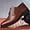 H-Brown, variant on Kcodviy Style Men's Breathable Comfortable Mens athletic Shoes Leather Business Lace Up Work Leather Sneaker Shoes for Men Leisure Solid Color Leather Men's Soft Leather Slip on Shoes