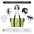 thumbnail image 3 of Travel Duffle Bag green Lemon blueberry Travel Tote Bags Carry on Luggage Waterproof Weekender Bags with Top Handle Adjustable Shoulde Strap for Travel Gym, 3 of 5