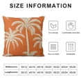 thumbnail image 6 of MLJA  Palm Tree Pillow Covers, Vintage Decoration Tropical Cushion Cover Square Pillowcase for Sofa Couch 2Pcs, 6 of 6