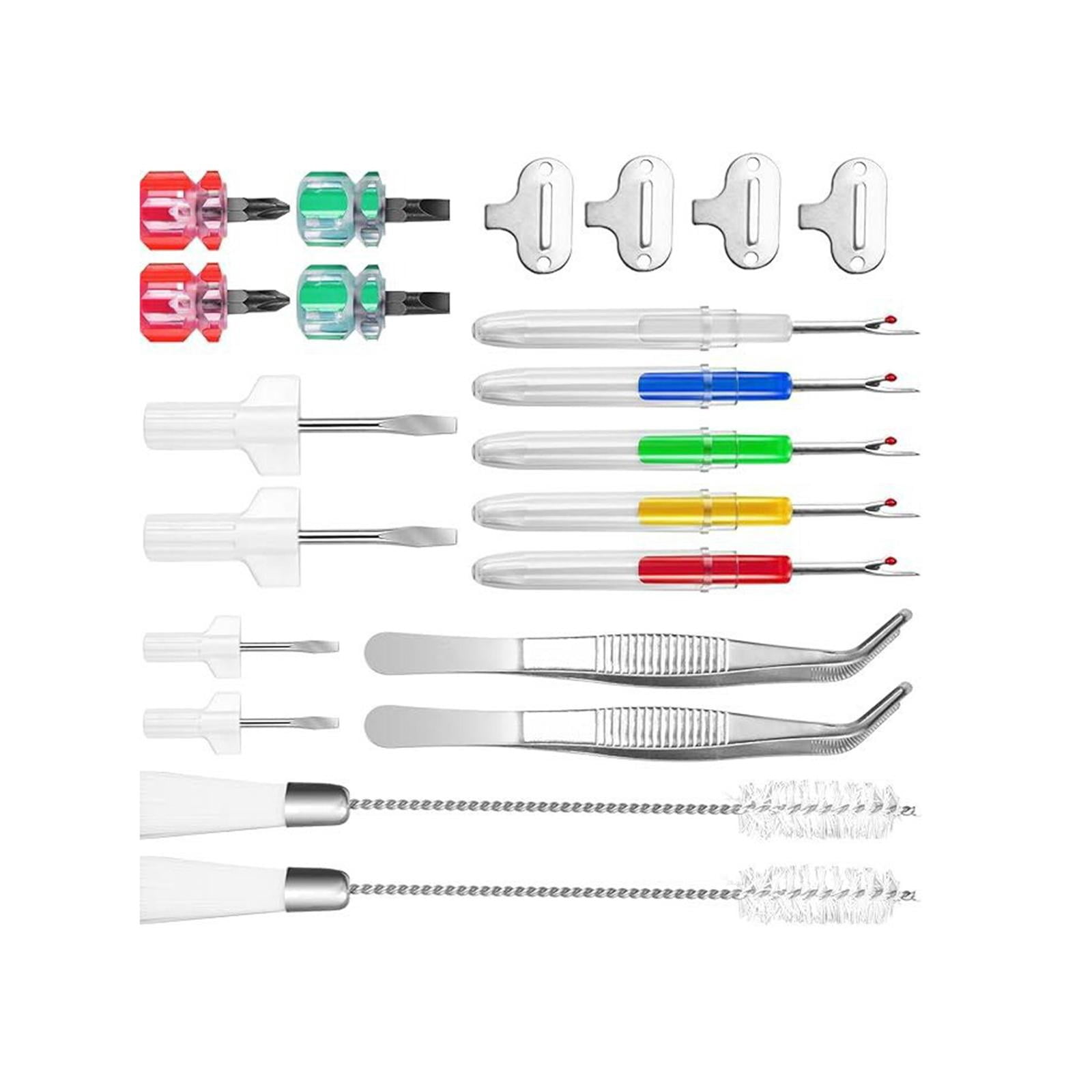 BLESIYA Sewing Machine Cleaning Kit Different Size Screwdrivers Serger Cleaner Tools