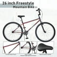 thumbnail image 3 of POVANLI 26 Inch BMX Bike with Disc Brakes, Single Speed, 15 Inch Frame, 3 of 5