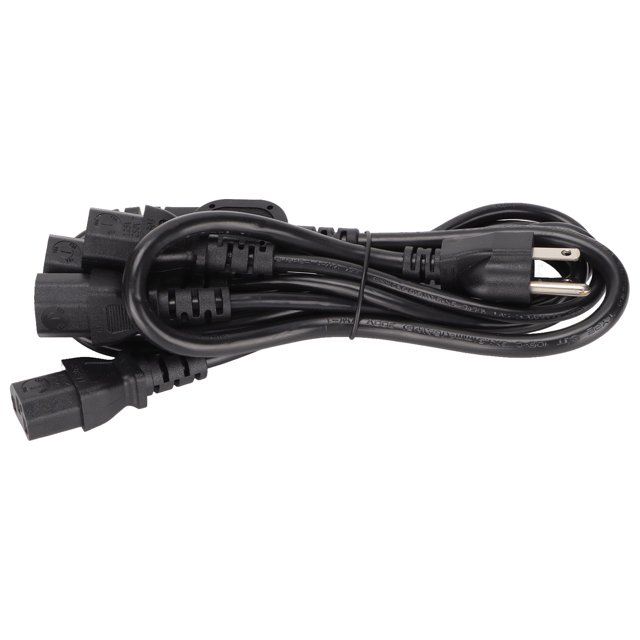 Power Cord Splitter,1 to 4 Outlet Cable Strip Extension Cord Splitter Exquisite Design