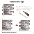 thumbnail image 5 of DEWOO 10 Sheets Peel and Stick Tile Backsplash for Kitchen Wall Tile, Self Adhesive Brick Backsplash Subway Tiles Backsplash, Stick on Tiles Kitchen Backsplash(Brown,10.6"x10"), 5 of 10