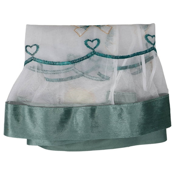 FUEENIRVA Green Fabric Air Conditioner Cover Indoor Wall Mounted Protector for Air Conditioner Unit