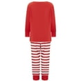 thumbnail image 3 of Hirigin Matching Christmas Pajamas for Family Long Sleeve Tree Print Tops + Plaid Pants Set Loungewear, 3 of 8