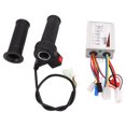 thumbnail image 1 of Motor Speed Controller, Three Speed Throttle Twist Grips 12V 500W Brushed E Bike Controller  For Electric Motorcycles, 1 of 8