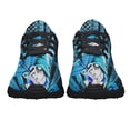 thumbnail image 5 of Gnome Nurse American flag US Shoes Sneakers for Women Men Black Size 4, 5 of 7
