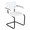 All-White, variant on Breuer Chair Company Marcel Breuer B64 Cesca Cane Cantilever Armchair Arm Chair w/ Black Steel Frame Walnut Wood & Natural Cane (Made in Italy) by Furnish Theory