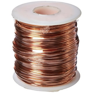 99.9% Soft Copper Wire, 14 Gauge/1.6mm Diameter 92 Feet/28m 1.1 Pound Spool