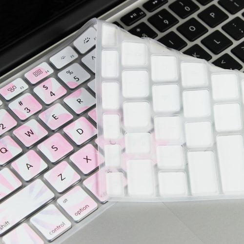 FULL SILVER Silicone Keyboard Skin Cover  for Old Macbook White 13" A1181 