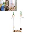thumbnail image 3 of Bird Hanging Swing, Easy To Install Interesting Provide Fun Playtime Natural Relieve Bird Boredom Bird Swing Perch  For Chewing, 3 of 8