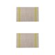 thumbnail image 4 of Bewildely Mantel de de PVC para comedor, manteles individuales, posavasos, antideslizante, lavable, accesorios para el hogar, suministros para el Amarillo 2Conjunto, 4 of 6