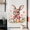 thumbnail image 7 of Tumdkd Easter Window Stickers 12x12 Inch, Rabbits Easter Egg Adhesive Decals, Watercolor Bunny Wall Stickers, Removable PVC Window Clings for Home Glass Door Decoration, 7 of 7