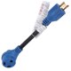 thumbnail image 4 of Cable adaptador de corriente para vehículos recreativos de 30 A a 30 A, 125 V, 10 AWG, 3 clavijas para cargar vehículos en movimiento, 4 of 8