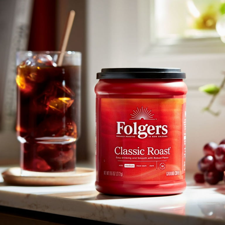 The Reason Folgers Coffee Was Once Sold In Glass Jars