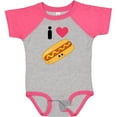 thumbnail image 3 of Inktastic I Love Hot Dogs Boys or Girls Baby Bodysuit, 3 of 5