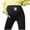 Black a, variant on Maternity Leggings, Workout Over the Belly Stretchy Belly Support Pregnancy Yoga Pants Activewear Black