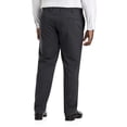 thumbnail image 2 of Perfect Fit Waist-Relaxer Flat-Front Suit Pants Charcoal 62 x 30, 2 of 5