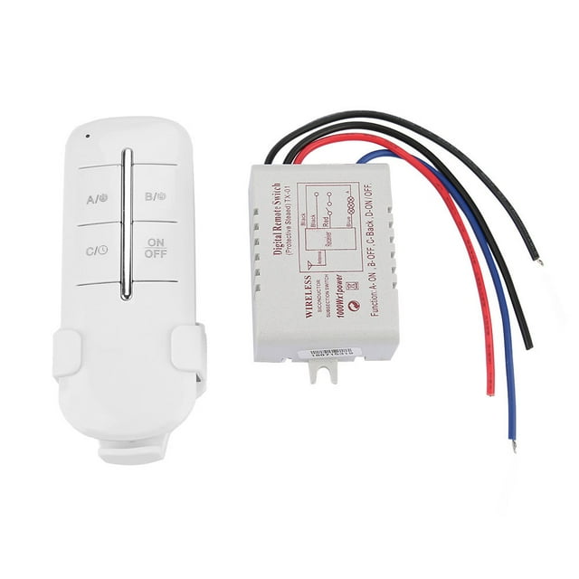 Interruptor de control remoto inalámbrico Nikou encendido/apagado CA 180-240 V