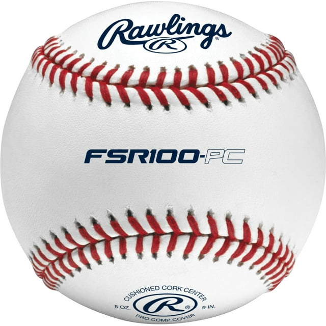 Pelotas de Béisbol Rawlings Pro Comp para Práctica, Paquete con 12, Costura Plana y Elevada